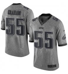 Nike Eagles #55 Brandon Graham Gray Mens Stitched NFL Limited Gridiron Gray Jersey Nike Eagles #55 Brandon Graham Gray Mens Stitched NFL Limited Gridiron Gray Jersey