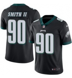 Nike Eagles #90 Marcus Smith II Black Mens Stitched NFL Limited Rush Jersey Nike Eagles #90 Marcus Smith II Black Mens Stitched NFL Limited Rush Jersey