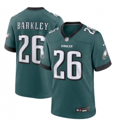 Saquon Barkley Philadelphia Eagles Nike Game Player Jersey Midnight Green Saquon Barkley Philadelphia Eagles Nike Game Player Jersey Midnight Green