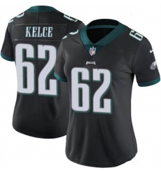 Women Philadelphia Eagles 62 Jason Kelce Black Vapor Untouchable Limited Stitched Football Jersey Women Philadelphia Eagles 62 Jason Kelce Black Vapor Untouchable Limited Stitched Football Jersey