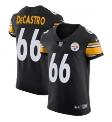 Men Nike Steelers #66 David DeCastro Black Team Color Stitched NFL Vapor Untouchable Elite Jersey Men Nike Steelers #66 David DeCastro Black Team Color Stitched NFL Vapor Untouchable Elite Jersey