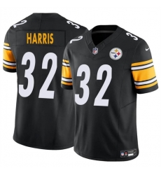 Men Pittsburgh Steelers 32 Franco Harris Black 2024 F U S E Alternate Vapor Untouchable Limited Stitched Jersey Men Pittsburgh Steelers 32 Franco Harris Black 2024 F U S E Alternate Vapor Untouchable Limited Stitched Jersey