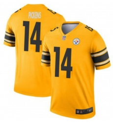 Men Pittsburgh Steelers George Pickens #14 Vapor Limited Inverted Gold Stitched NFL Jersey Men Pittsburgh Steelers George Pickens #14 Vapor Limited Inverted Gold Stitched NFL Jersey