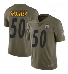 Mens Nike Pittsburgh Steelers 50 Ryan Shazier Limited Olive 2017 Salute to Service NFL Jersey Mens Nike Pittsburgh Steelers 50 Ryan Shazier Limited Olive 2017 Salute to Service NFL Jersey