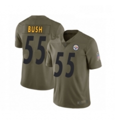 Mens Pittsburgh Steelers 55 Devin Bush Limited Olive 2017 Salute to Service Football Jersey Mens Pittsburgh Steelers 55 Devin Bush Limited Olive 2017 Salute to Service Football Jersey