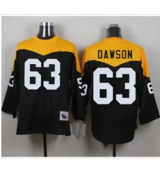 Mitchell And Ness 1967 Pittsburgh Steelers 63 Dermontti Dawson Black Yelllow Throwback Men 27s Stit Mitchell And Ness 1967 Pittsburgh Steelers 63 Dermontti Dawson Black Yelllow Throwback Men 27s Stit