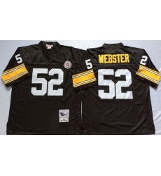 Mitchell And Ness Steelers #52 mike webster Black Throwback Stitched NFL Jersey Mitchell And Ness Steelers #52 mike webster Black Throwback Stitched NFL Jersey