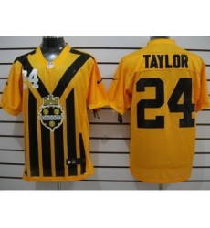 Nike Pittsburgh Steelers 24 Ike Taylor Yellow Elite 1933s Throwback NFL Jersey Nike Pittsburgh Steelers 24 Ike Taylor Yellow Elite 1933s Throwback NFL Jersey