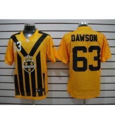 Nike Pittsburgh Steelers 63 Dermontti Dawson Yellow Elite 1933s Throwback NFL Jersey Nike Pittsburgh Steelers 63 Dermontti Dawson Yellow Elite 1933s Throwback NFL Jersey
