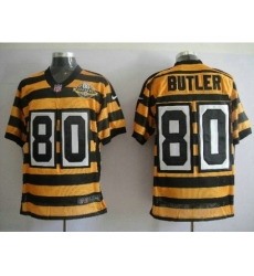 Nike Pittsburgh Steelers 80 Jack Butler Yellow Black Elite 80TH M&N NFL Jersey Nike Pittsburgh Steelers 80 Jack Butler Yellow Black Elite 80TH M&N NFL Jersey