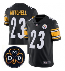 Nike Steelers #23 Mike Mitchell Black Mens NFL Vapor Untouchable Limited Stitched With MDR Dan Rooney Patch Jersey Nike Steelers #23 Mike Mitchell Black Mens NFL Vapor Untouchable Limited Stitched With MDR Dan Rooney Patch Jersey