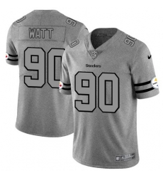 Nike Steelers 90 T J Watt 2019 Gray Gridiron Gray Vapor Untouchable Limited Jersey Nike Steelers 90 T J Watt 2019 Gray Gridiron Gray Vapor Untouchable Limited Jersey