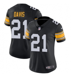 Nike Steelers #21 Sean Davis Black Alternate Womens Stitched NFL Vapor Untouchable Limited Jersey Nike Steelers #21 Sean Davis Black Alternate Womens Stitched NFL Vapor Untouchable Limited Jersey