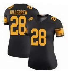 Women Pittsburgh Steelers Miles Killebrew #28 Rush Football Jersey Women Pittsburgh Steelers Miles Killebrew #28 Rush Football Jersey