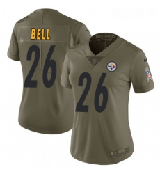 Womens Nike Pittsburgh Steelers 26 LeVeon Bell Limited Olive 2017 Salute to Service NFL Jersey Womens Nike Pittsburgh Steelers 26 LeVeon Bell Limited Olive 2017 Salute to Service NFL Jersey