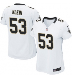 Womens Nike Steelers #53 A.J. Klein White Elite Jersey Womens Nike Steelers #53 A.J. Klein White Elite Jersey