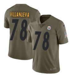 Youth Nike Steelers #78 Alejandro Villanueva Olive Stitched NFL Limited 2017 Salute to Service Jersey Youth Nike Steelers #78 Alejandro Villanueva Olive Stitched NFL Limited 2017 Salute to Service Jersey