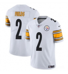 Youth Pittsburgh Steelers 2 Justin Fields White Vapor Untouchable Limited Stitched Football Jersey Youth Pittsburgh Steelers 2 Justin Fields White Vapor Untouchable Limited Stitched Football Jersey