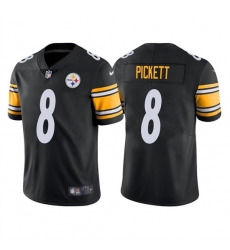 Youth Pittsburgh Steelers 8 Kenny Pickett Black Vapor Untouchable Limited Stitched Jersey Youth Pittsburgh Steelers 8 Kenny Pickett Black Vapor Untouchable Limited Stitched Jersey