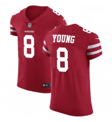 Mens Nike San Francisco 49ers 8 Steve Young Red Team Color Vapor Untouchable Elite Player NFL Jersey Mens Nike San Francisco 49ers 8 Steve Young Red Team Color Vapor Untouchable Elite Player NFL Jersey