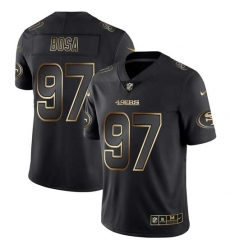 Nike 49ers 97 Nick Bosa Black Gold Vapor Untouchable Limited Jersey Nike 49ers 97 Nick Bosa Black Gold Vapor Untouchable Limited Jersey