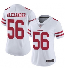 49ers 56 Kwon Alexander White Womens Stitched Football Vapor Untouchable Limited Jersey 49ers 56 Kwon Alexander White Womens Stitched Football Vapor Untouchable Limited Jersey