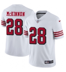 Nike 49ers #28 Jerick McKinnon White Rush Youth Stitched NFL Vapor Untouchable Limited Jersey Nike 49ers #28 Jerick McKinnon White Rush Youth Stitched NFL Vapor Untouchable Limited Jersey