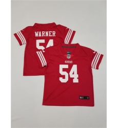 Toddlers San Francisco 49ers 54 Fred Warner Red Vapor Untouchable Stitched Football Jersey Toddlers San Francisco 49ers 54 Fred Warner Red Vapor Untouchable Stitched Football Jersey