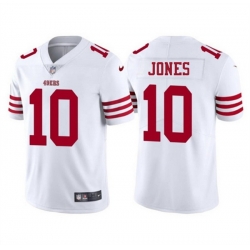 Youth San Francisco 49ers 10 Mac Jones White 2025 Vapor Untouchable Limited Stitched Football Jersey
