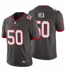 Men Nike Tampa Bay Buccaneers 50 Vita Vea Pewter Alternate Vapor Limited Jersey Men Nike Tampa Bay Buccaneers 50 Vita Vea Pewter Alternate Vapor Limited Jersey