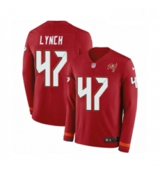 Mens Nike Tampa Bay Buccaneers 47 John Lynch Limited Red Therma Long Sleeve NFL Jersey Mens Nike Tampa Bay Buccaneers 47 John Lynch Limited Red Therma Long Sleeve NFL Jersey