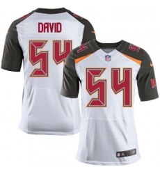 Mens Nike Tampa Bay Buccaneers 54 Lavonte David Elite White NFL Jersey Mens Nike Tampa Bay Buccaneers 54 Lavonte David Elite White NFL Jersey