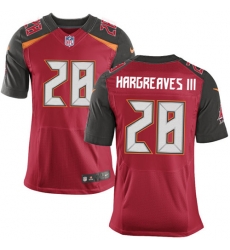 Nike Buccaneers #28 Vernon Hargreaves III Red Team Color Mens Stitched NFL New Elite Jersey Nike Buccaneers #28 Vernon Hargreaves III Red Team Color Mens Stitched NFL New Elite Jersey