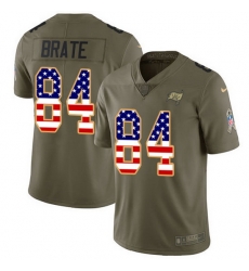 Nike Buccaneers 84 Cameron Brate Olive USA Flag Men Stitched NFL Limited 2017 Salute To Service Jersey Nike Buccaneers 84 Cameron Brate Olive USA Flag Men Stitched NFL Limited 2017 Salute To Service Jersey