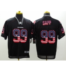 Nike Tampa Bay Buccaneers 99 Warren Sapp Black Elite USA Flag Fashion NFL Jersey Nike Tampa Bay Buccaneers 99 Warren Sapp Black Elite USA Flag Fashion NFL Jersey