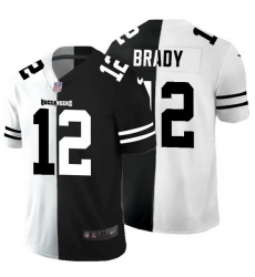 Tampa Bay Buccaneers 12 Tom Brady Men Black V White Peace Split Nike Vapor Untouchable Limited NFL Jersey Tampa Bay Buccaneers 12 Tom Brady Men Black V White Peace Split Nike Vapor Untouchable Limited NFL Jersey