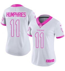Nike Buccaneers #11 Adam Humphries White Pink Womens Stitched NFL Limited Rush Fashion Jersey Nike Buccaneers #11 Adam Humphries White Pink Womens Stitched NFL Limited Rush Fashion Jersey