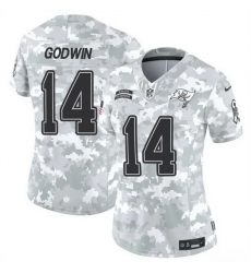 Women Tampa Bay Buccaneers 14 Chris Godwin 2024 F U S E Arctic Camo Salute To Service Limited Stitched Football Jersey Women Tampa Bay Buccaneers 14 Chris Godwin 2024 F U S E Arctic Camo Salute To Service Limited Stitched Football Jersey