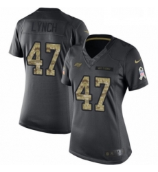 Womens Nike Tampa Bay Buccaneers 47 John Lynch Limited Black 2016 Salute to Service NFL Jersey Womens Nike Tampa Bay Buccaneers 47 John Lynch Limited Black 2016 Salute to Service NFL Jersey
