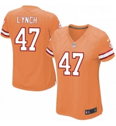 Womens Nike Tampa Bay Buccaneers 47 John Lynch Limited Orange Glaze Alternate NFL Jersey Womens Nike Tampa Bay Buccaneers 47 John Lynch Limited Orange Glaze Alternate NFL Jersey