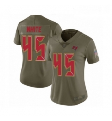 Womens Tampa Bay Buccaneers 45 Devin White Limited Olive 2017 Salute to Service Football Jersey Womens Tampa Bay Buccaneers 45 Devin White Limited Olive 2017 Salute to Service Football Jersey