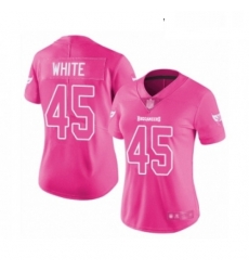 Womens Tampa Bay Buccaneers 45 Devin White Limited Pink Rush Fashion Football Jersey Womens Tampa Bay Buccaneers 45 Devin White Limited Pink Rush Fashion Football Jersey