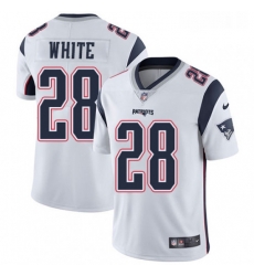 Mens Nike New England Patriots 28 James White White Vapor Untouchable Limited Player NFL Jersey Mens Nike New England Patriots 28 James White White Vapor Untouchable Limited Player NFL Jersey
