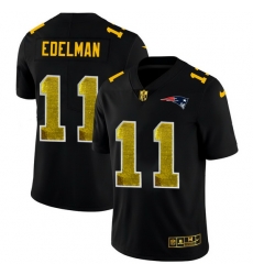 New England Patriots 11 Julian Edelman Men Black Nike Golden Sequin Vapor Limited NFL Jersey New England Patriots 11 Julian Edelman Men Black Nike Golden Sequin Vapor Limited NFL Jersey