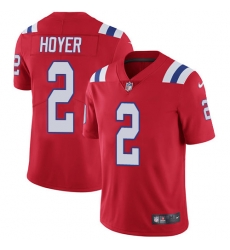 Nike New England Patriots 2 Brian Hoyer Red Alternate Men Stitched NFL Vapor Untouchable Limited Jersey Nike New England Patriots 2 Brian Hoyer Red Alternate Men Stitched NFL Vapor Untouchable Limited Jersey