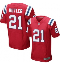 Nike Patriots #21 Malcolm Butler Red Alternate Mens Stitched NFL Elite Jersey Nike Patriots #21 Malcolm Butler Red Alternate Mens Stitched NFL Elite Jersey