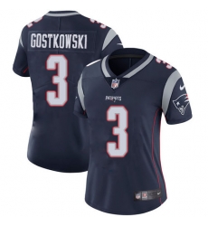 Womens Nike Patriots #3 Stephen Gostkowski Navy Blue Team Color Stitched NFL Vapor Untouchable Limited Jersey Womens Nike Patriots #3 Stephen Gostkowski Navy Blue Team Color Stitched NFL Vapor Untouchable Limited Jersey