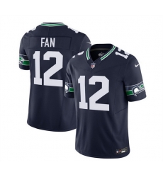 Men Seattle Seahawks 12 Fan 2023 F U S E Navy Limited Stitched Football Jersey Men Seattle Seahawks 12 Fan 2023 F U S E Navy Limited Stitched Football Jersey