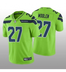 Men Seattle Seahawks 27 Tariq Woolen Green Vapor Untouchable Stitched Football Jersey Men Seattle Seahawks 27 Tariq Woolen Green Vapor Untouchable Stitched Football Jersey