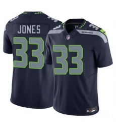 Men Seattle Seahawks 33 Velus Jones Navy 2026 F U S E Vapor Untouchable Limited Stitched Football Jersey Men Seattle Seahawks 33 Velus Jones Navy 2026 F U S E Vapor Untouchable Limited Stitched Football Jersey